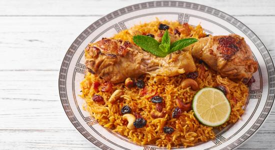 كبسة بالدجاج