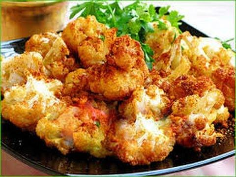 زهرة قرنبيط مقلي