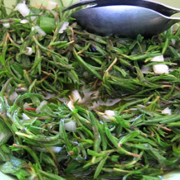 سلطة الزعتر الاخضر