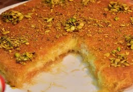 كنافة بالقشطة
